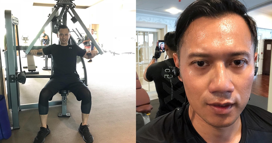 7 Potret macho Agus Yudhoyono saat workout, bikin cewek panas dingin
