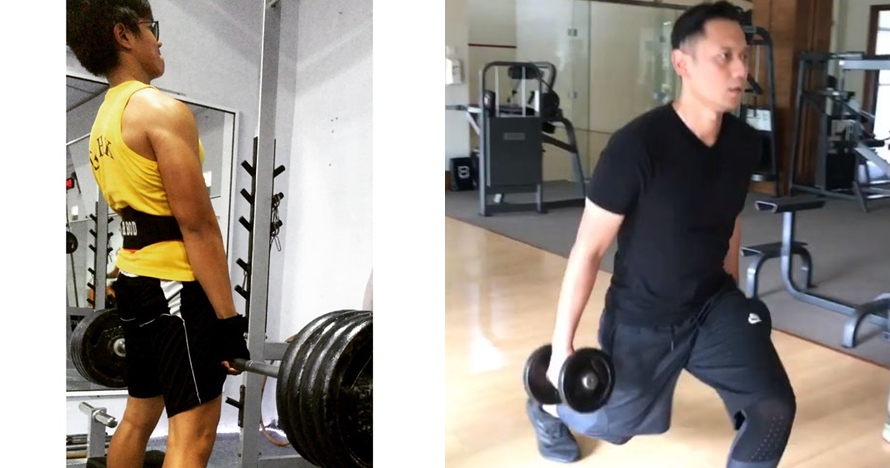 5 Beda gaya Kaesang dan Agus Yudhoyono saat ngegym, macho abis