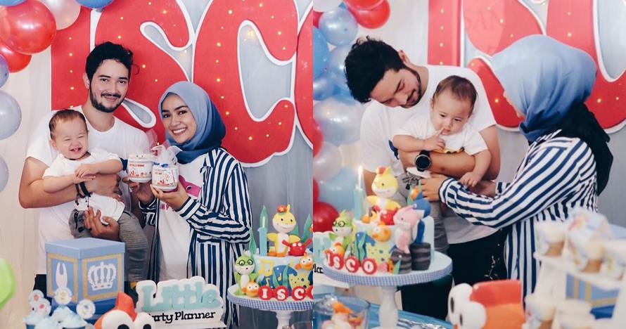 8 Potret keseruan ulang tahun Alem Isco Zeroun, anak Aryani Fitriana
