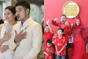 Ekspresi nggak biasa 5 pasangan seleb di hari pernikahan, agak konyol