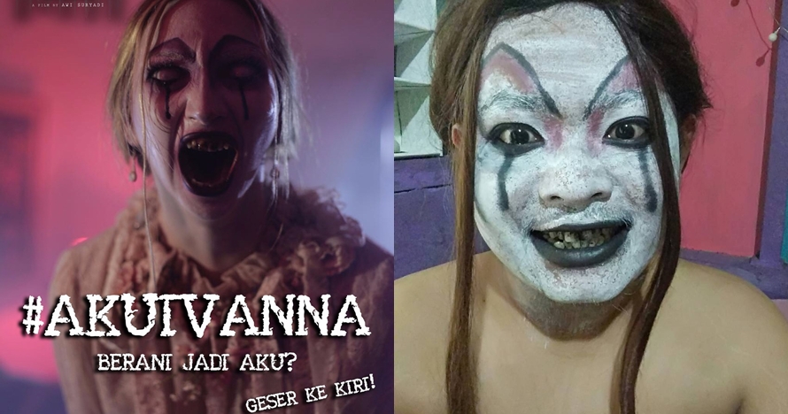 10 Gaya kocak warganet tiru makeup hantu Ivanna Danur ini bikin ngakak