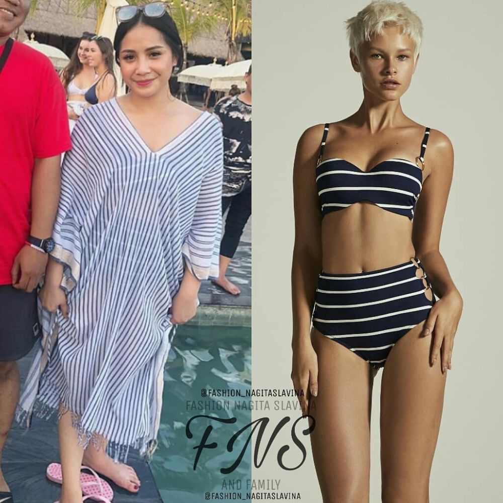 Liburan ke Bali, harga oufit penampilan Nagita Slavina bikin melongo
