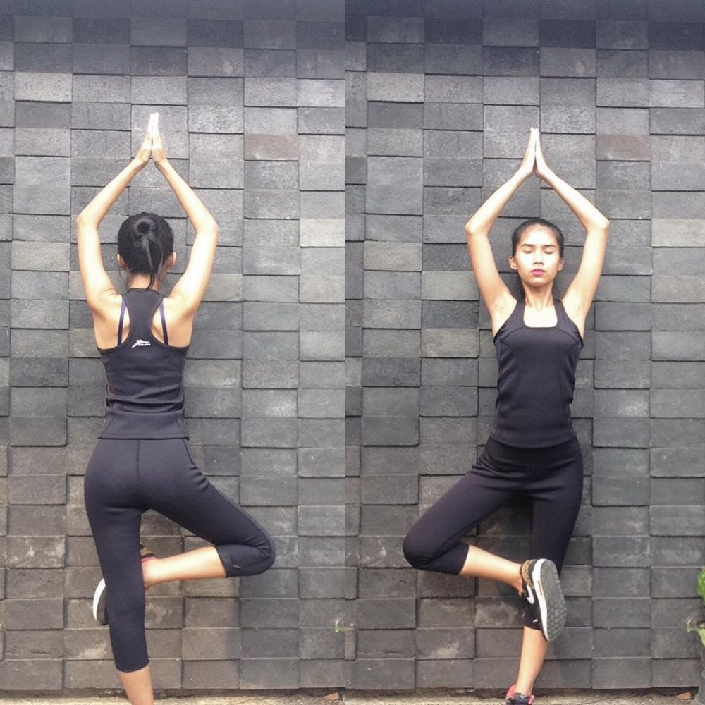 7 Gaya Soraya Rasyid 'Uang Kaget' saat olahraga, bikin ikut keringetan