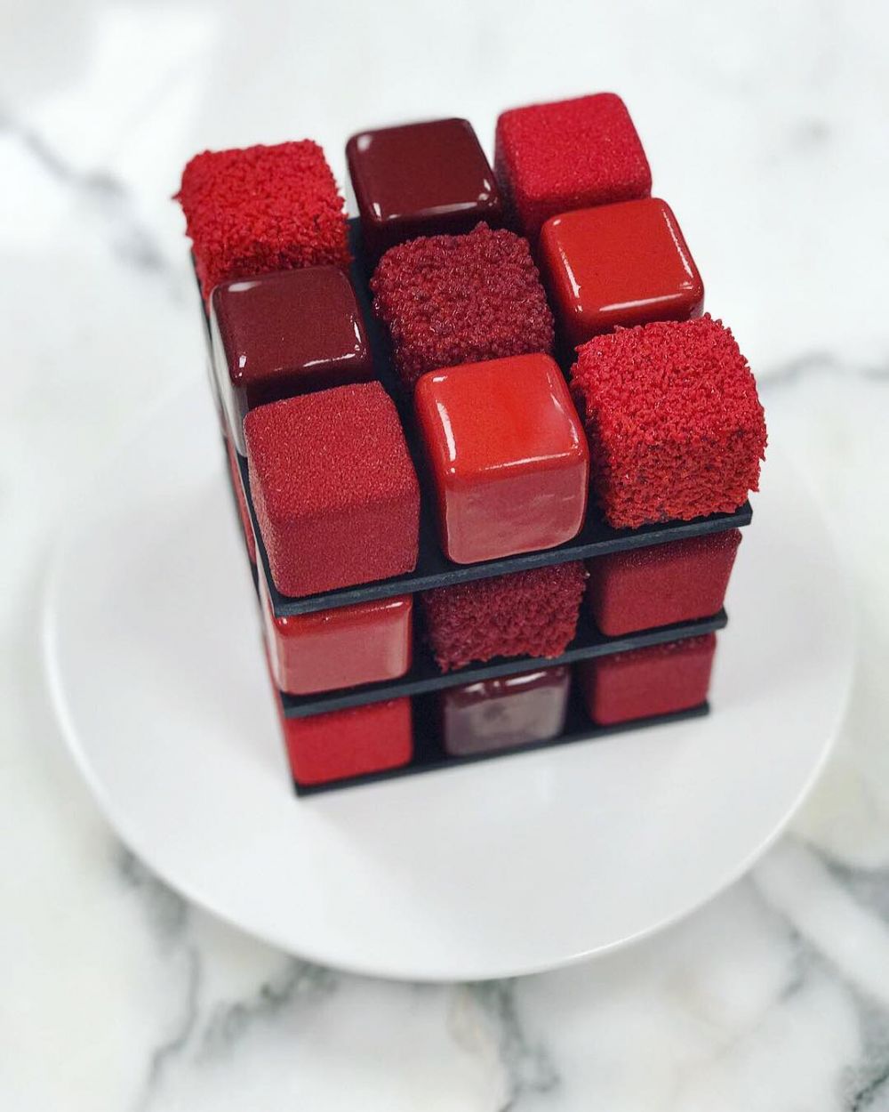 8 Kreasi kue rubik ini unik dan kreatif, tega buat makannya nggak nih?