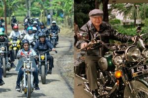 Gaya 4 Presiden Indonesia naik motor sangar, macho abis