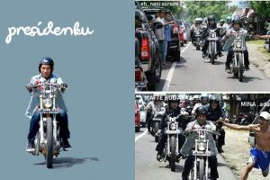 9 Meme Jokowi dan motor chopper karya warganet, gokil banget