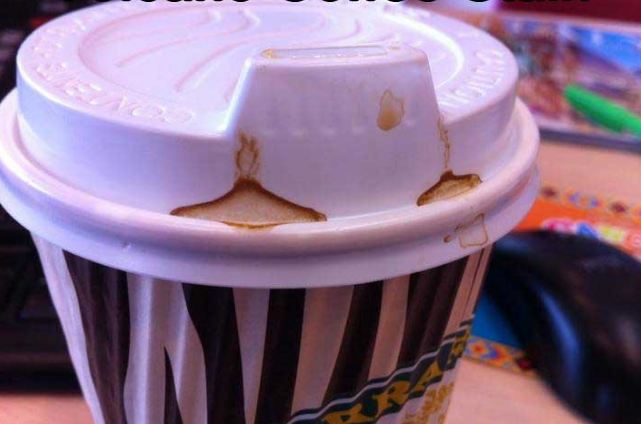 10 Bekas kopi ini tidak sengaja membentuk gambar unik, wow!