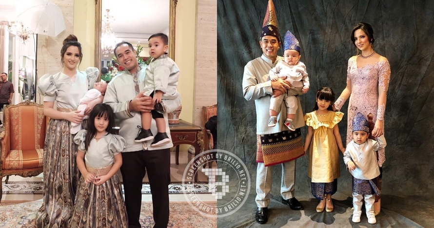 8 Beda gaya pemotretan Nia Ramadhani & Jedar sama anaknya, kece mana?