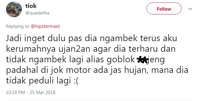 10 Cuitan kocak 'bodoh karena cinta' ini bikin nyengir ingat masa lalu