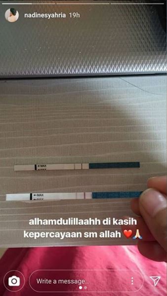 Sebulan lebih menikah, istri Ilham SM*SH umumkan kehamilannya