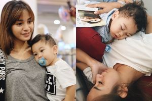 Jadi single parent, ini 10 momen Kirana Larasati urus buah hatinya