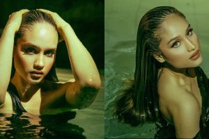 7 Potret seksi Cinta Laura basah-basahan di kolam, super hot