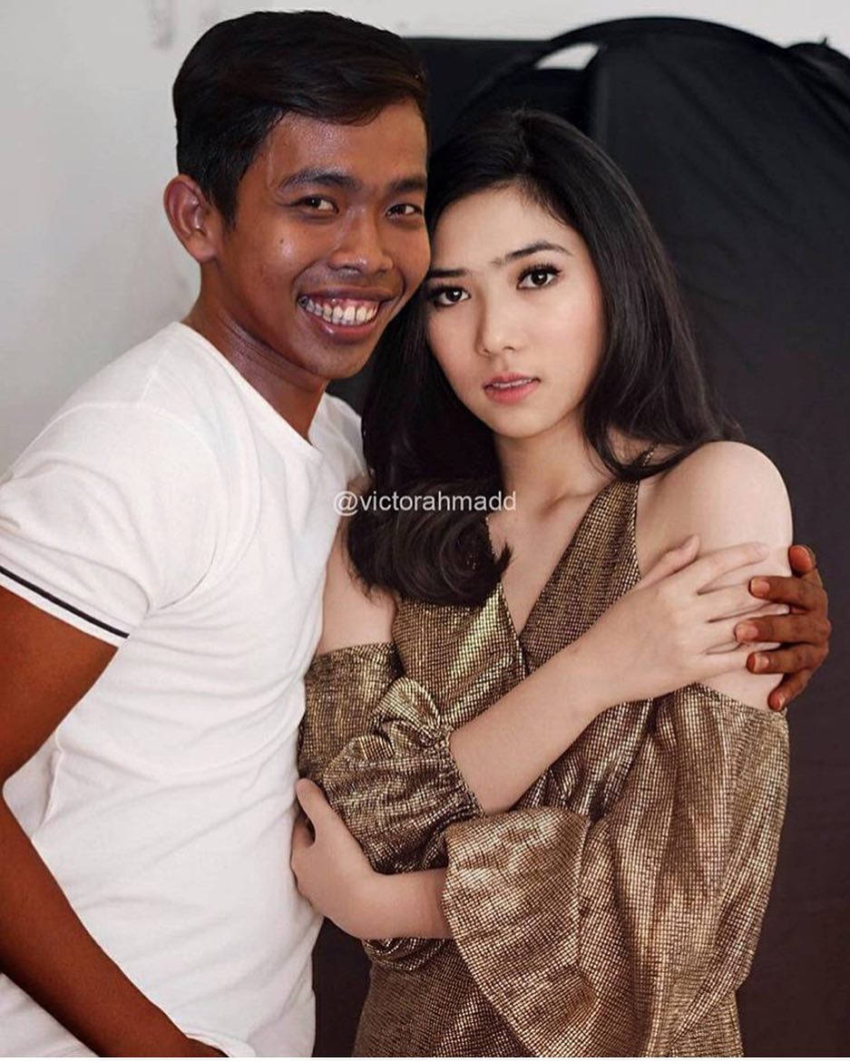 9 Editan foto pelawak bareng seleb cantik ini bikin nyengir sendiri