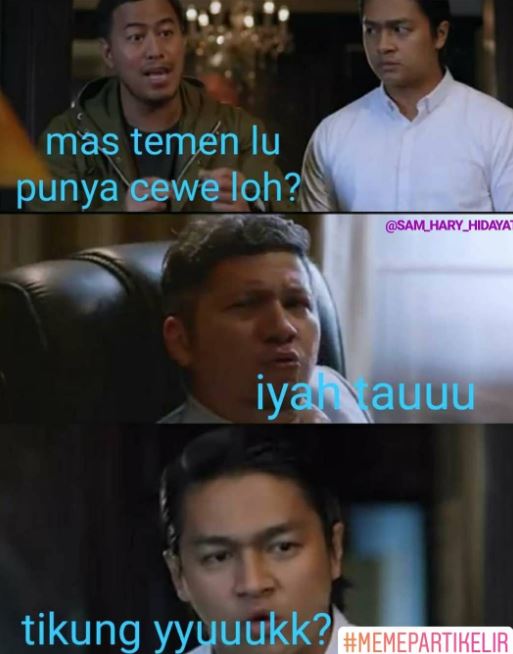 10 Meme adegan film Partikelir ini bikin suasana krik-krik jadi ceria