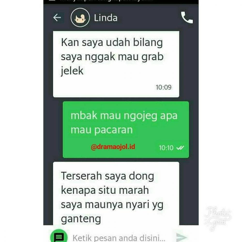 7 Chat drama driver ojek online & penumpangnya, kayak orang pacaran