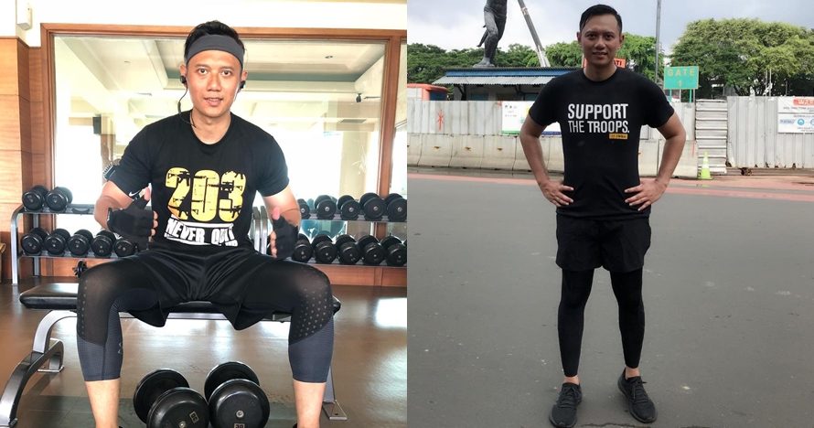 10 Gaya Agus Yudhoyono saat olahraga ini bikin ikut termotivasi sehat