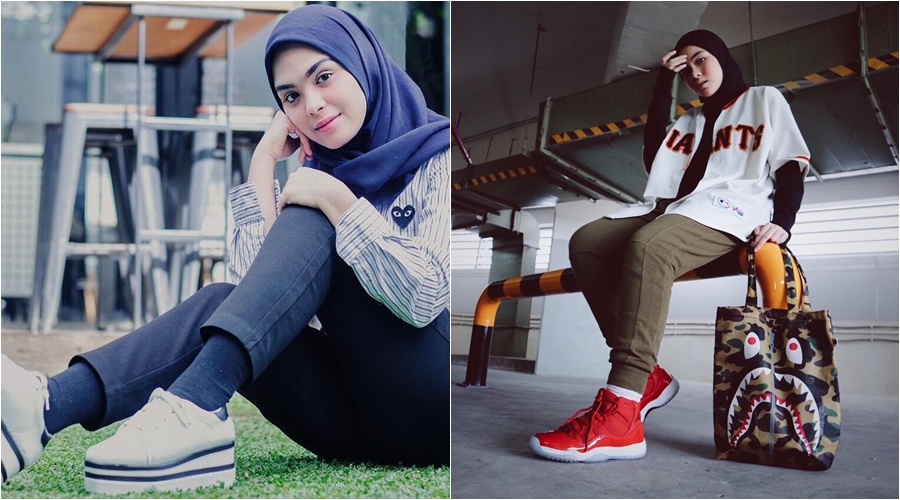 Bersahabat karib, ini 10 beda gaya hijab Sivia Azizah & Vebby Palwinta