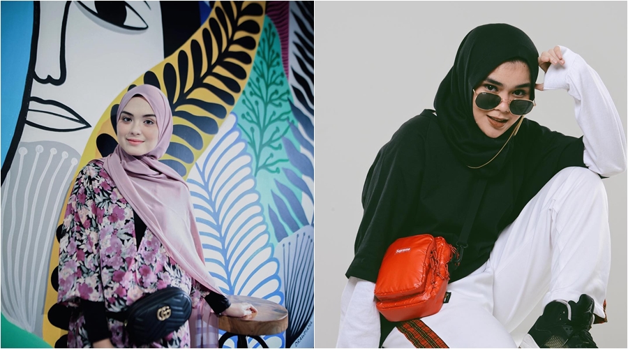 Bersahabat karib, ini 10 beda gaya hijab Sivia Azizah & Vebby Palwinta
