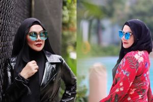 10 Gaya glamor Sarita Abdul Mukti pakai kacamata hitam, sosialita hits