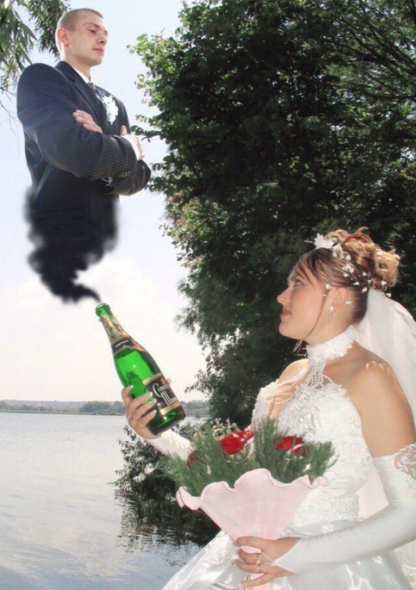 10 Foto prewedding ini bukannya romantis malah bikin tepuk jidat