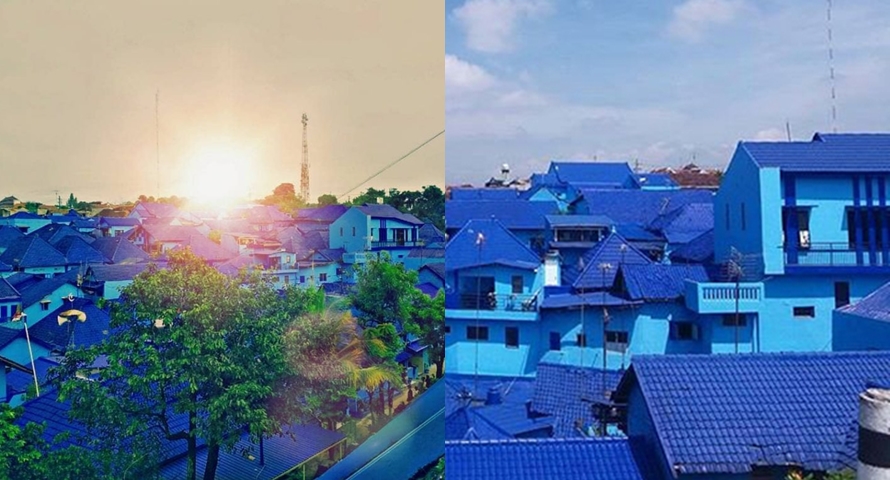 Indahnya 5 kampung biru dari seluruh dunia, salah satunya di Indonesia
