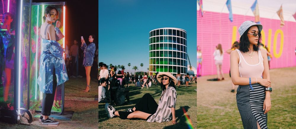 10 Gaya seleb Tanah Air saat hadiri Coachella, fashionable banget