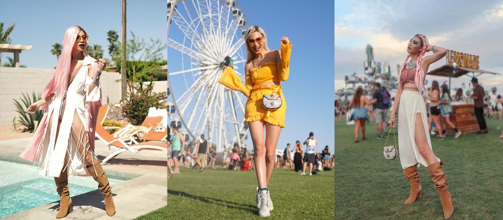 10 Gaya seleb Tanah Air saat hadiri Coachella, fashionable banget