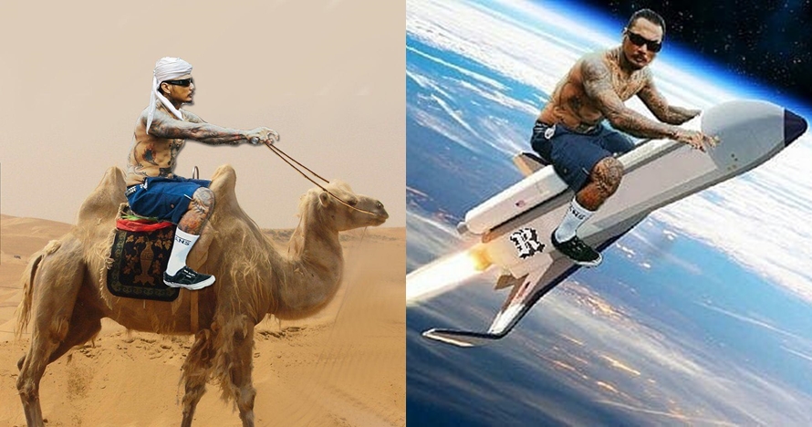 10 Foto editan 'tunggangan ala Jerinx SID' ini bikin cengengesan