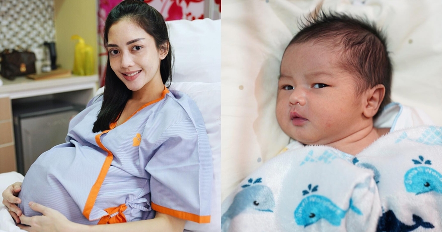 10 Potret imut Ramy Alfie, putra Ririn Dwi Ariyanti yang baru lahir