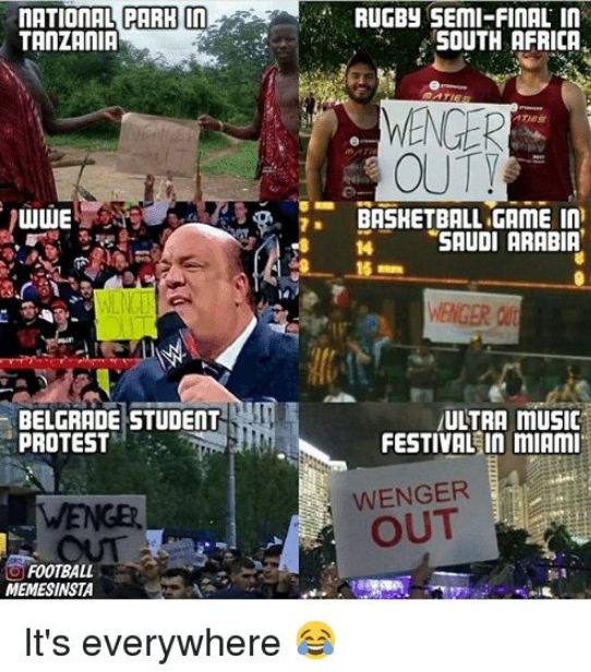 7 Meme lucu 'Wenger Out' menggema di media sosial, awas bikin ngakak!