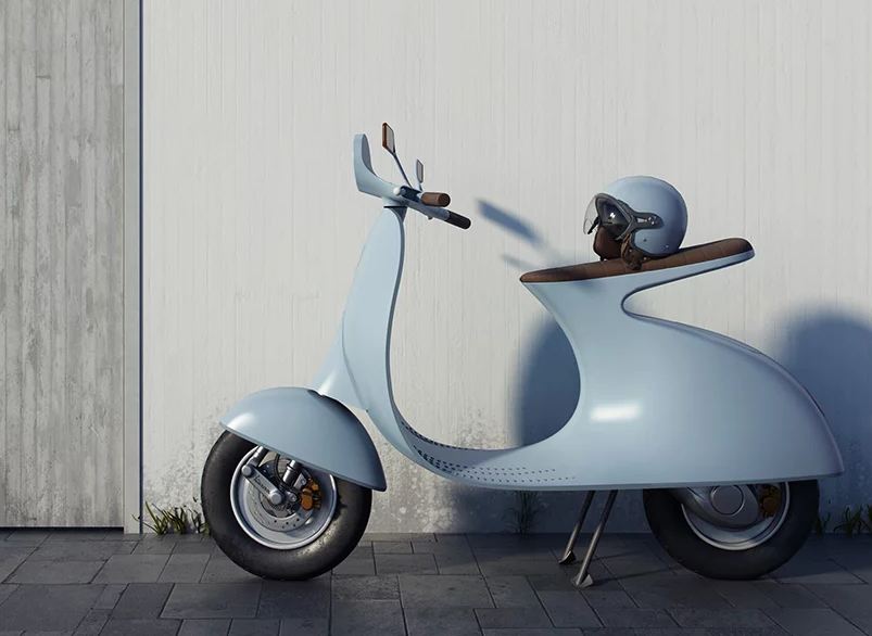 9 Desain baru Vespa matic ini futuristik banget, dijamin pengen punya