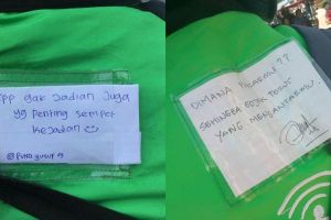 Pesan kocak 10 driver ojek online buat penumpang bikin senyum sendiri