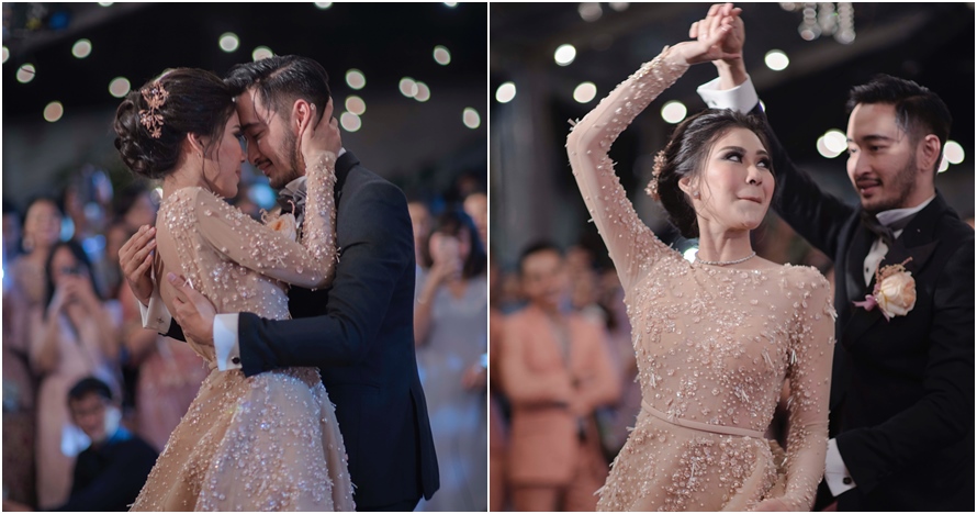 10 Potret Syahnaz & Jeje dansa di wedding night, hangat dan romantis