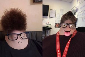 10 Penampakan unik orang mendongak dipotret dari bawah 