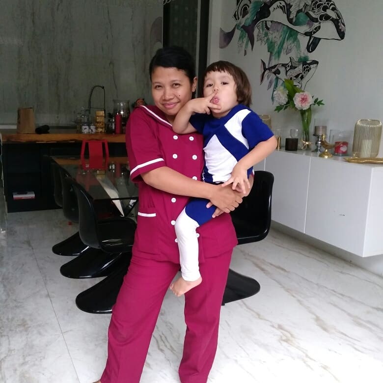 11 Potret Purwati, babysitter El Barrack putra Jedar yang hits abis