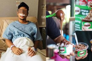 Terlalu banyak makan es kepal, nasib cowok ini berakhir miris