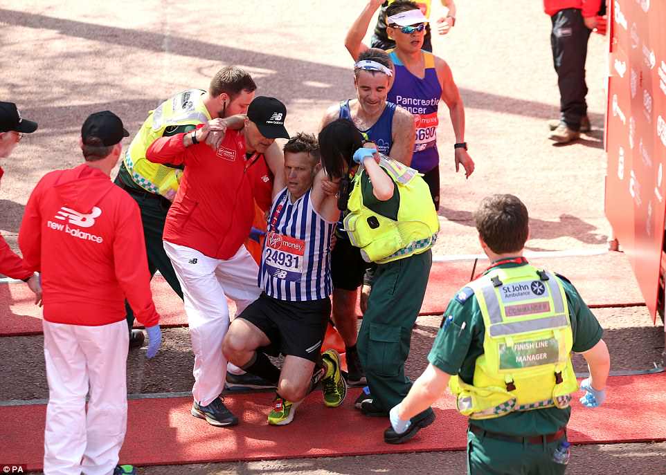 Demi uang Rp 272 juta, peserta marathon ini tumbang setelah lari 42 km
