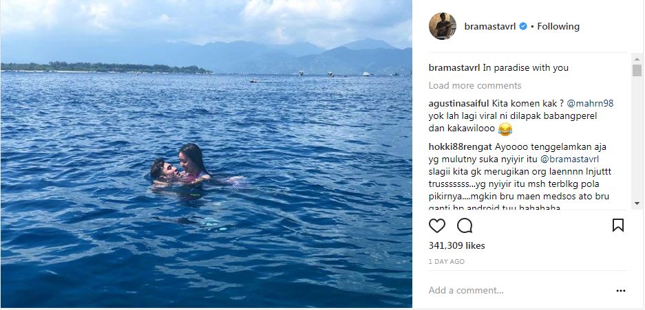 Bermesraan di dalam air, aksi vulgar Verrell-Natasha Wilona dihujat
