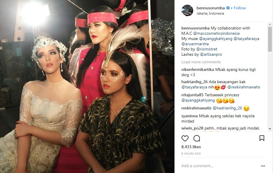 Kolaborasi dengan brand makeup ternama, Kahiyang Ayu bikin pangling