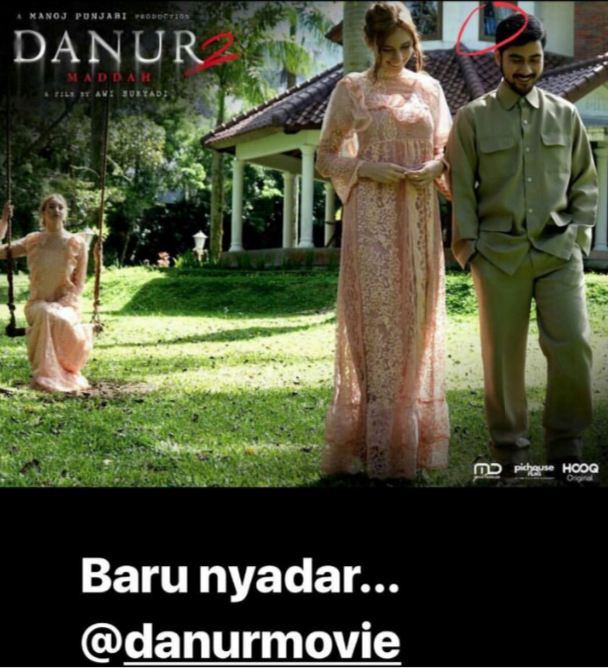 Penampakan sosok misterius di poster film Danur 2 ini bikin merinding