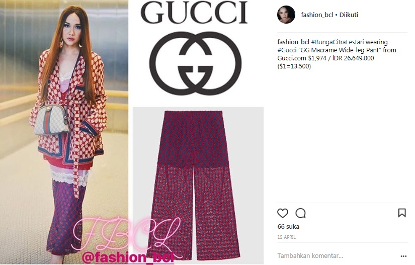 10 Outfit Bunga Citra Lestari ini harganya bakal bikin kamu melongo