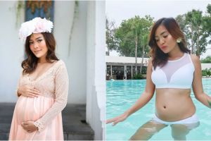 Lama menanti buah hati, ini 10 Gaya Rachel Goddard saat mengandung