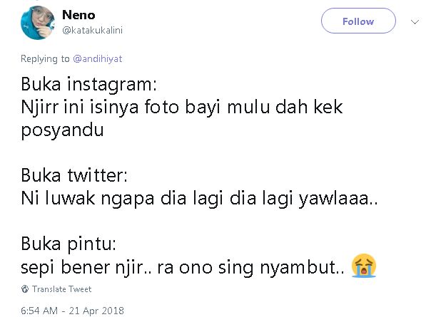 10 Cuitan kocak 'dilema buka medsos' ini bikin kamu ngangguk setuju