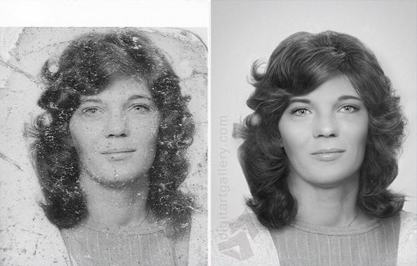 Diedit lagi, 12 foto rusak potret wanita zaman dulu ini bikin takjub
