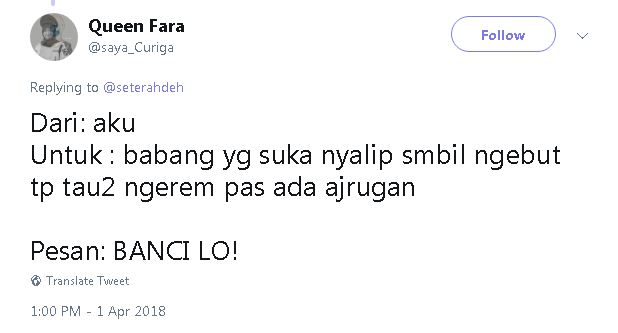 10 Pesan kocak netizen untuk para pengguna jalan, bikin nyengir geli