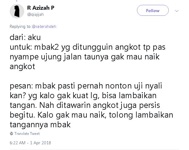 10 Pesan kocak netizen untuk para pengguna jalan, bikin nyengir geli
