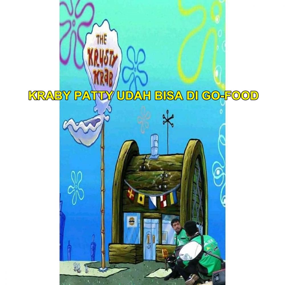 9 Editan foto pelayanan ojek online ini kreatif dan kocak abis