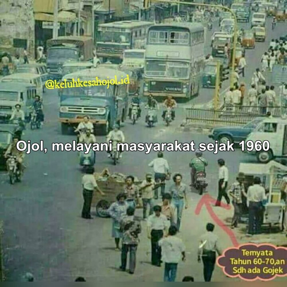 9 Editan foto pelayanan ojek online ini kreatif dan kocak abis