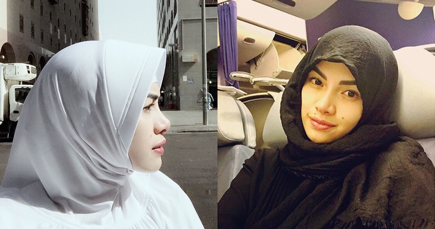 6 Pesona Nikita Mirzani dengan balutan hijab, cantiknya bikin pangling