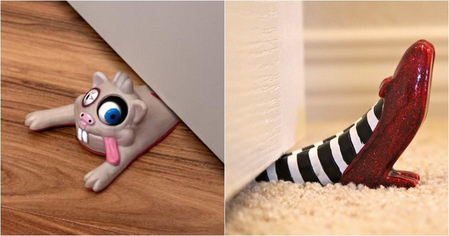 9 Pengganjal pintu ini bentuknya unik abis, jadi pengen punya